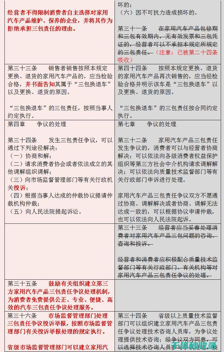 三包政策范围：外卖配送服务的售后保障 (三包政策范围包括哪些)