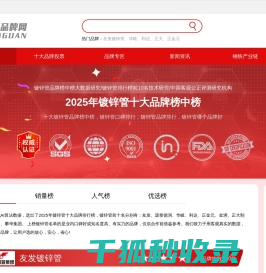 镀锌管十大品牌榜单